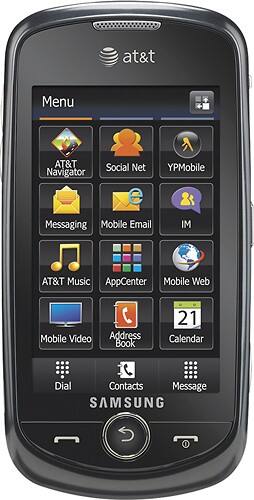 Best Buy: Samsung Solstice II Mobile Phone Black/Gray (AT&T) A817