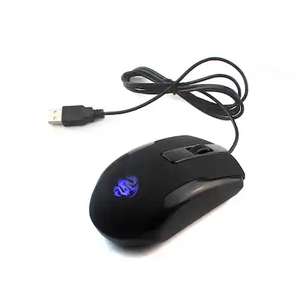 Front. HM 1810 - Left Handed Mouse Logo Engraving And Process Resolution 3d Button Plug Play Mini Suitable - Default.