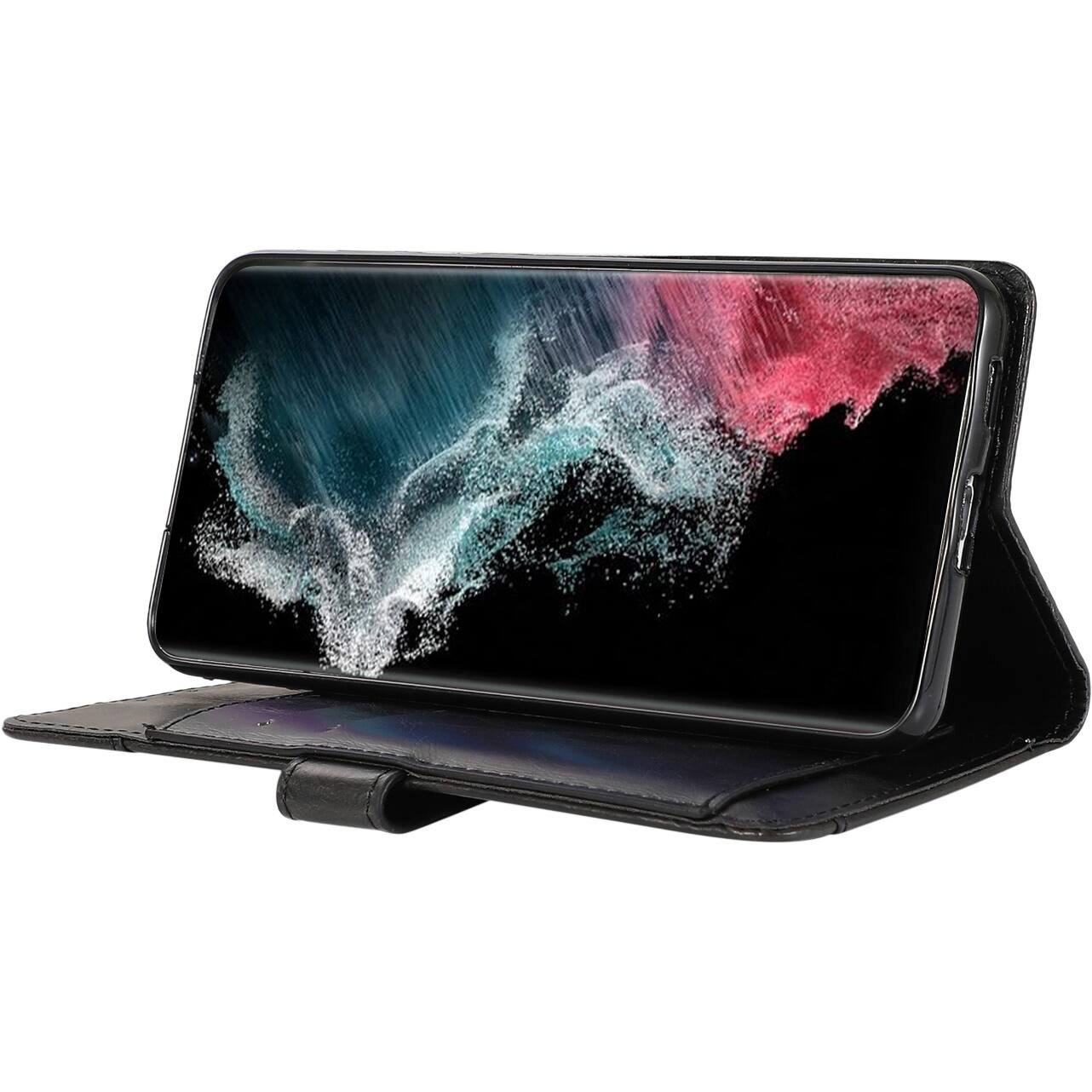 Alt View 15. SaharaCase - Folio Wallet Case for Samsung Galaxy S23+ - Black.