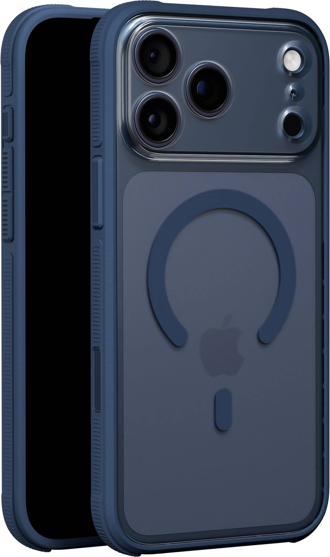 Angle. dbrand - Ghost Case with MagSafe for Apple iPhone 17 Pro Max - Blue.