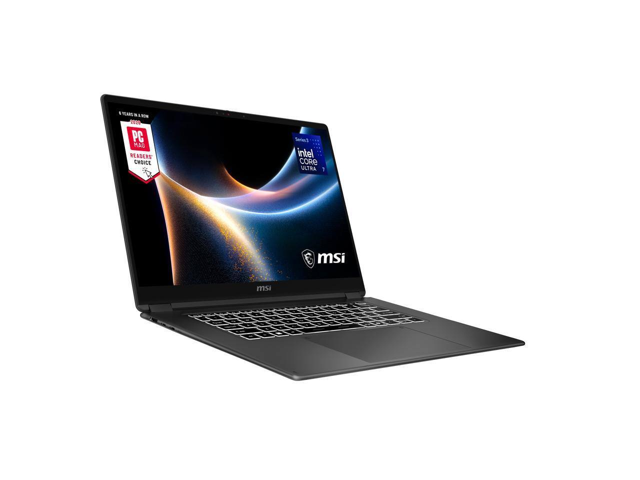 1 LARS a 1 NW 2028 PC MAG READERS' CHOICE Series 3 intel CORE ULTRA 7 msi msi
