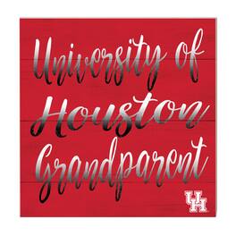 Jardine - Houston Cougars 10'' x 10'' Grandparent Plaque - Red