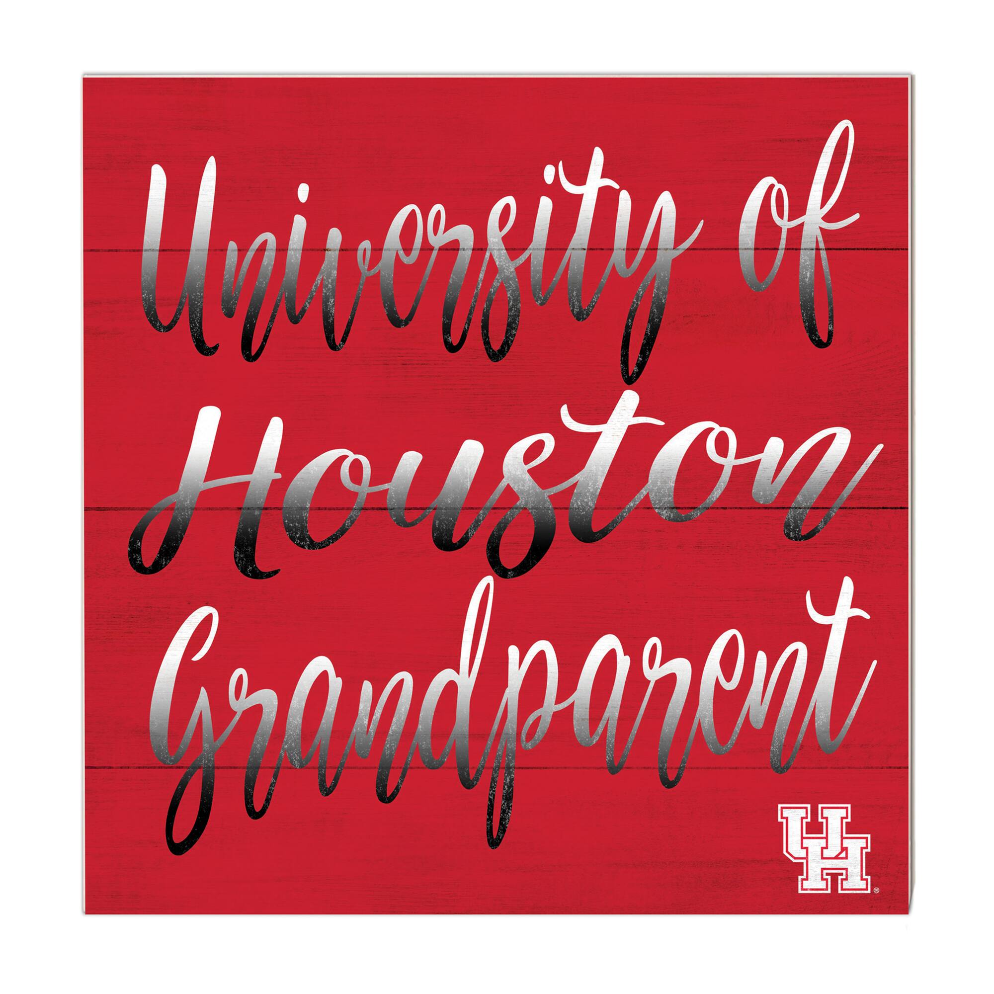 Red Houston Cougars 10'' x 10'' Grandparent Plaque