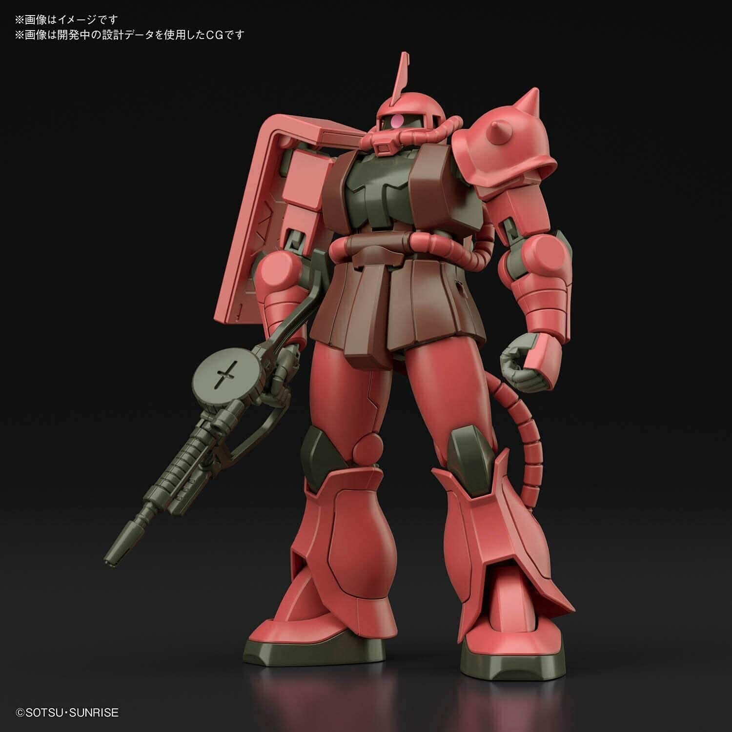 Mobile Suit Gundam #234 MS-06S Zaku II, Bandai Spirits HGUC 1/144 - COLLECTIBLES - Multicolor