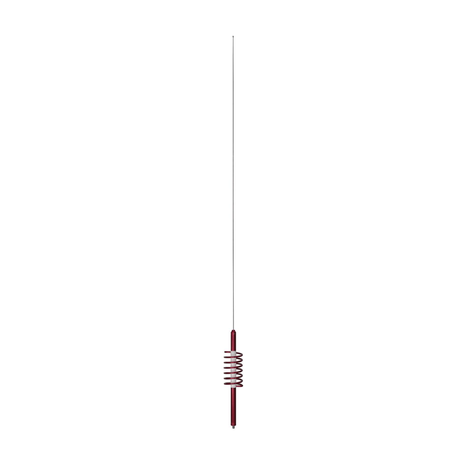 Alt View 2. Tram - Tram WC-6-R WC-6 2,000-Watt WILDCAT Trucker CB Antenna with 6-In. Anodized Aluminum Shaft with Extremely Low SWR - Red.
