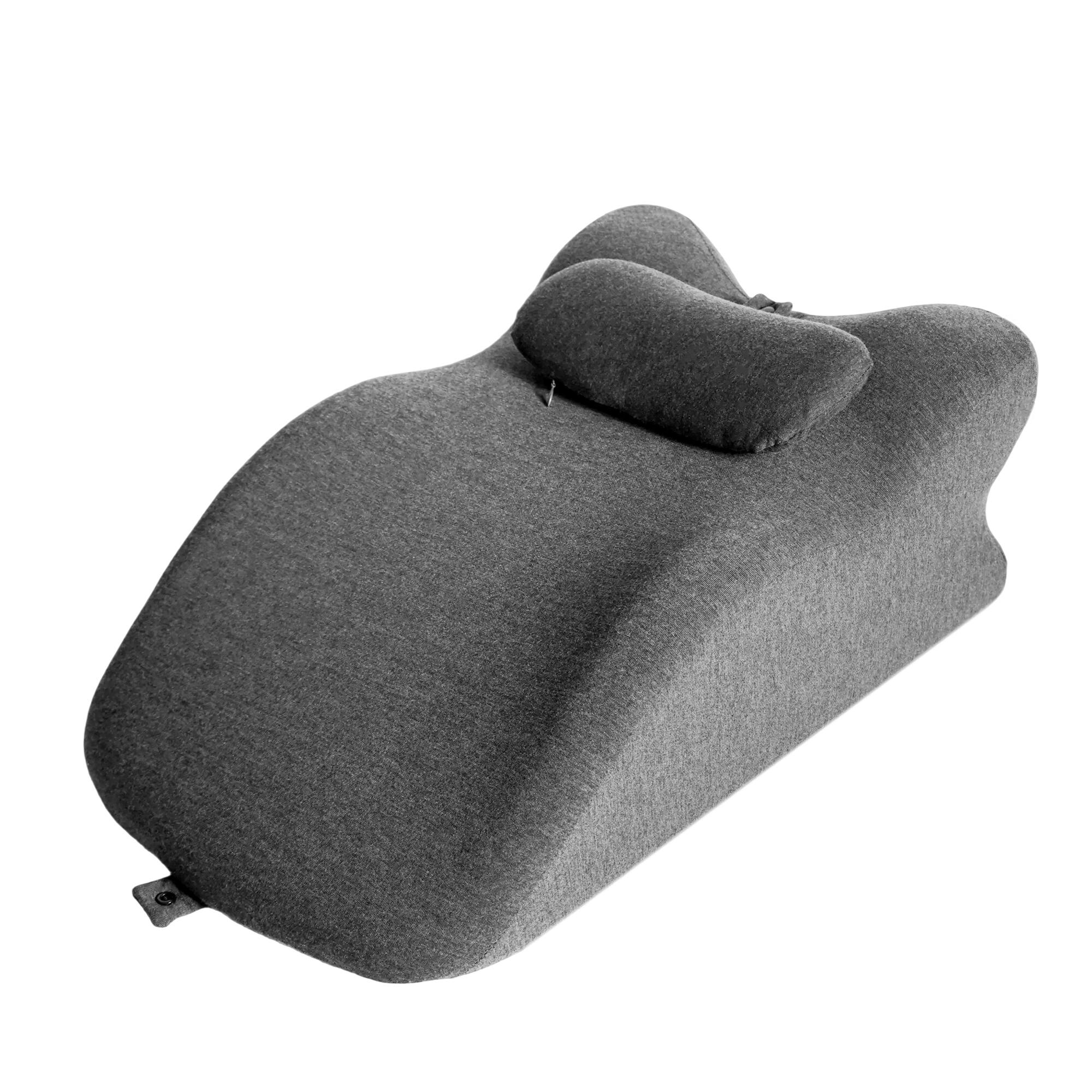 Alt View 8. GOODSILO - Ergonomic Posture Support Pillow for Legs, Lumbar, and Back - Multi-Functional Comfort Cushion - Grey.