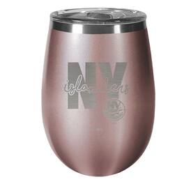Great American Products - New York Islanders 10oz. Rose Gold Wine Tumbler - Multicolor