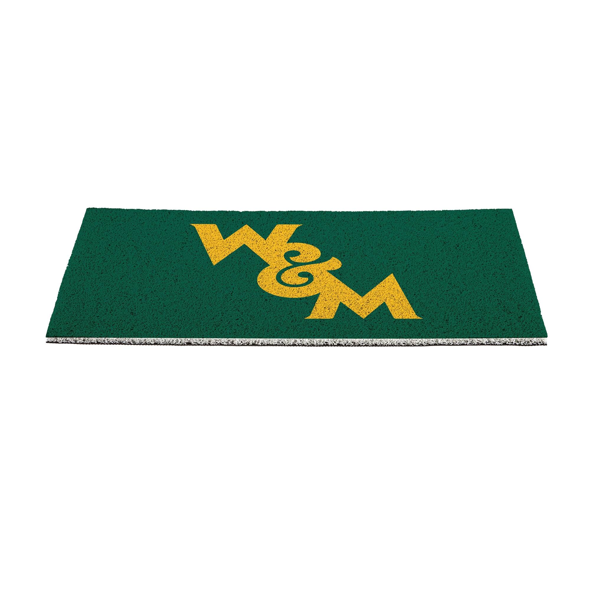 Alt View 1. Evergreen Enterprises - William & Mary Tribe 16" x 28" Full Color Indoor/Outdoor Logo Turf Mat - Multicolor.