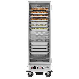 Koolmore - 33 in. Commercial Non-Insulated Heated Holding/Proofing Cabinet with Glass Door and Wire Racks (KM-CHP36-WNGL) - Silver