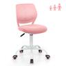 Costway - Kids Desk Chair Ergonomic Swivel Children Mesh Study Height Adjustable - Pink