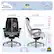 Alt View 11. Serta - Lautner Executive Office Chair - Black with White Mesh Accents.