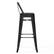 Alt View 12. Simpli Home - Rayne 30 inch Metal Bar Stool (Set of 2) - Distressed Black.