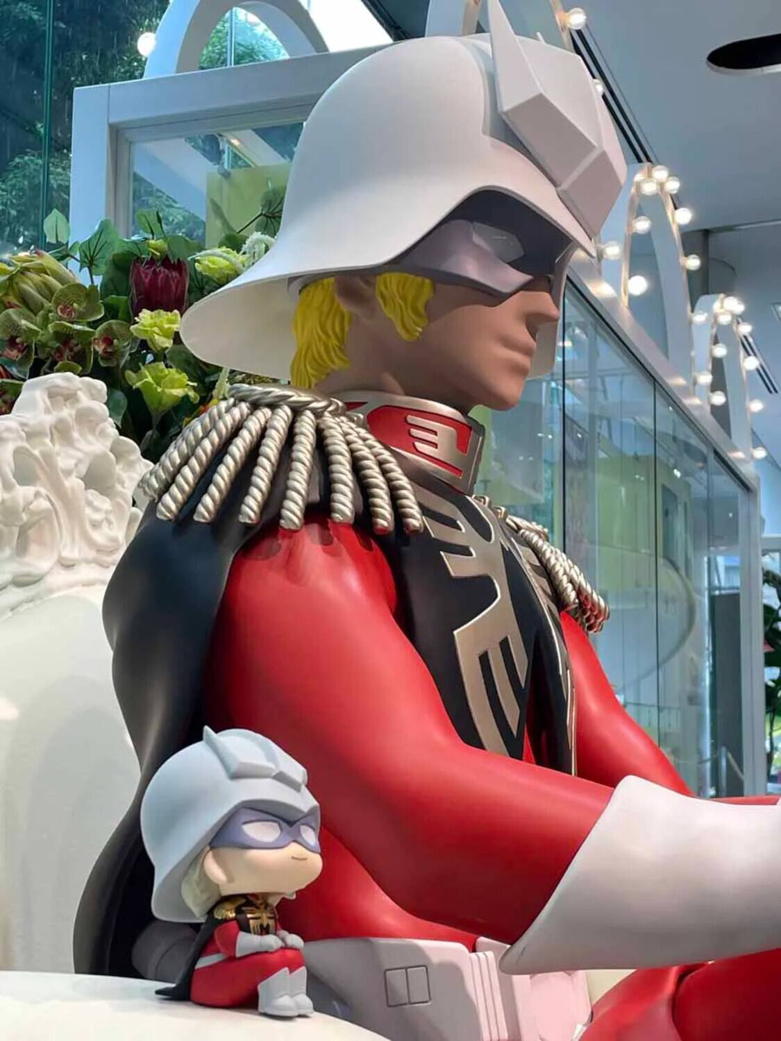 Alt View 4. Bandai - Megahouse - Mobile Suit Gundam GQuuuuuuX - Lookup - Char Aznable Figure   - COLLECTIBLES - Multicolor.