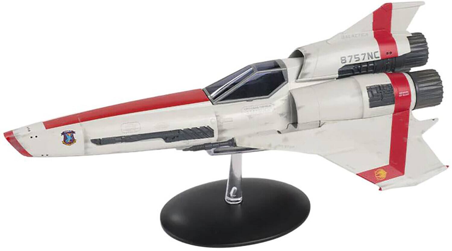 Battlestar Galactica - Modern Viper MK II Starbuck Variant Die-Cast 10.5" Ship - COLLECTIBLES