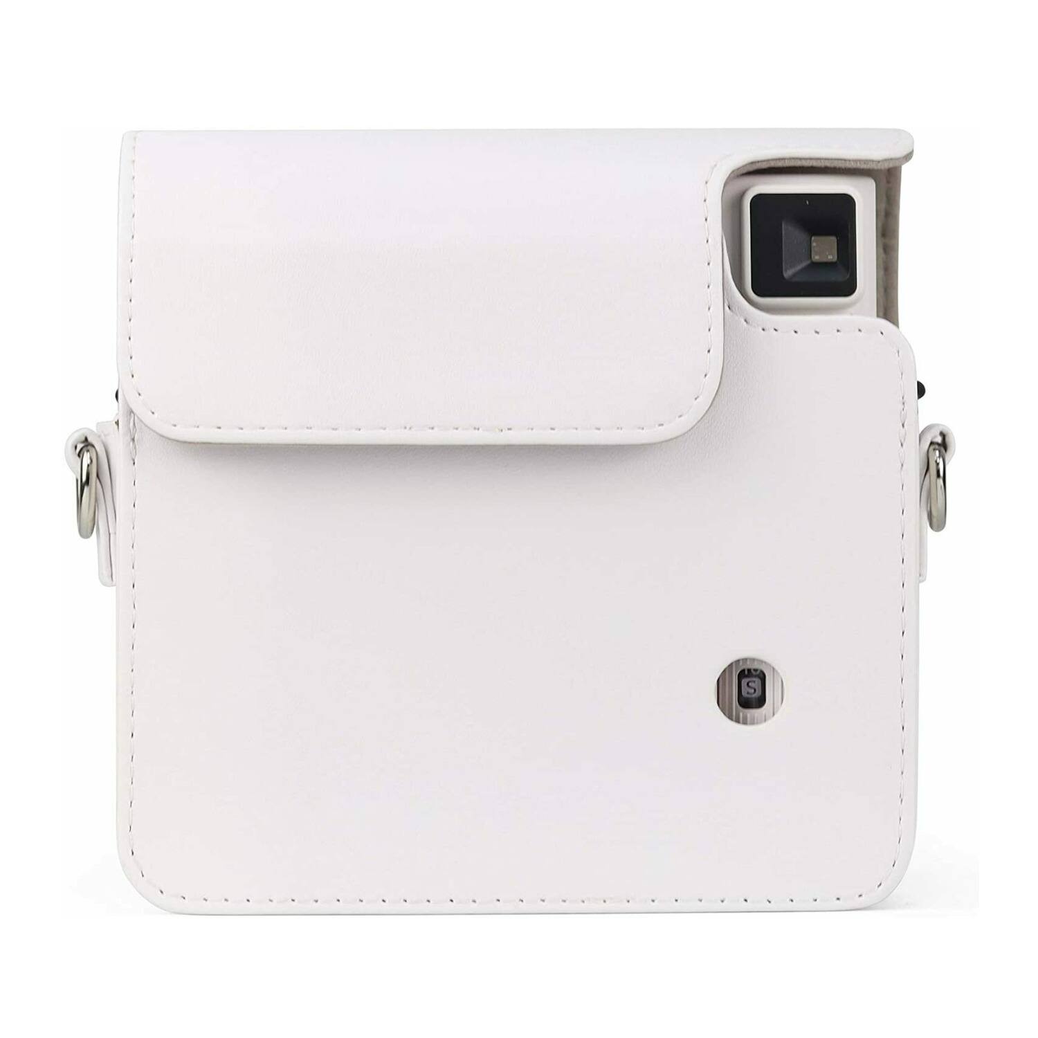 Left. Focus Electronics - Focus Camera Square Camera Case (Chalk White) for Instax Square SQ1 Instant Camera.