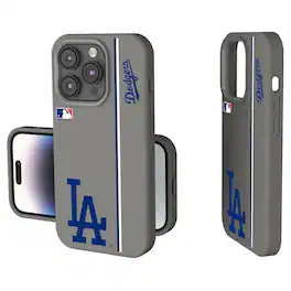 Keyscaper - MLB - Los Angeles Dodgers iPhone Soft Touch Case - 14 - Gray