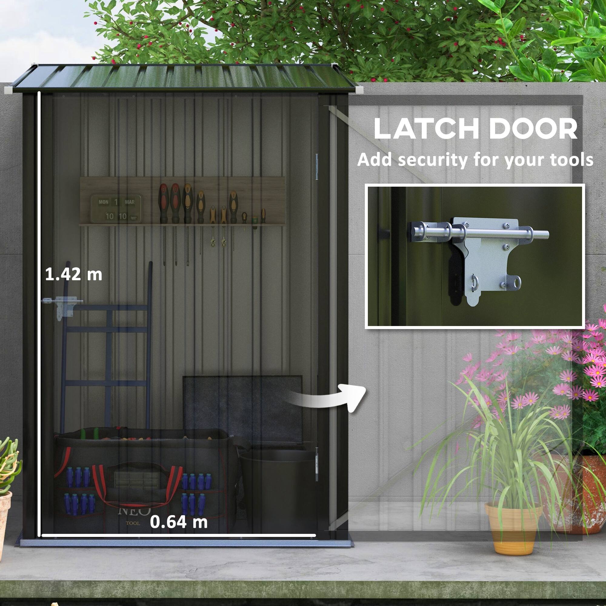 LATCH DOOR  
Add security for your tools  

MON - MAR 10 10 - 1.42 m  
NEO TOOL 0.64 m