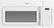 Front. GE - Artistry Series 1.6 Cu. Ft. Over-the-Range Microwave - White.