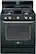 Front. GE - Artistry Series 30" Freestanding Gas Range - Black.
