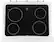 Alt View 11. GE - Artistry Series 5.0 Cu. Ft. Freestanding Electric Range - White on white.