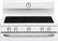 Alt View 1. GE - Artistry Series 5.0 Cu. Ft. Freestanding Electric Range - White on white.