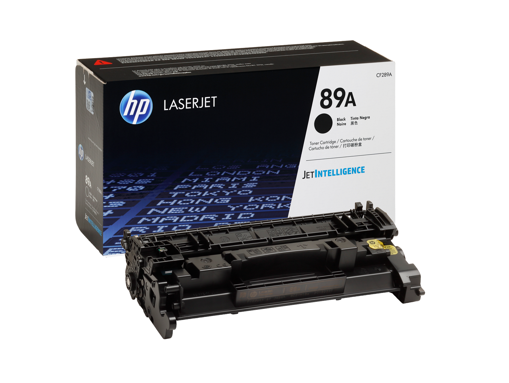 A - CF289A hp LASERJET 89A Black Tinta Negra Noire Cartouche de toner Toner Cartridge/Conouche Carridge / Cartucho de toner / JET INTELLIGENCE B9