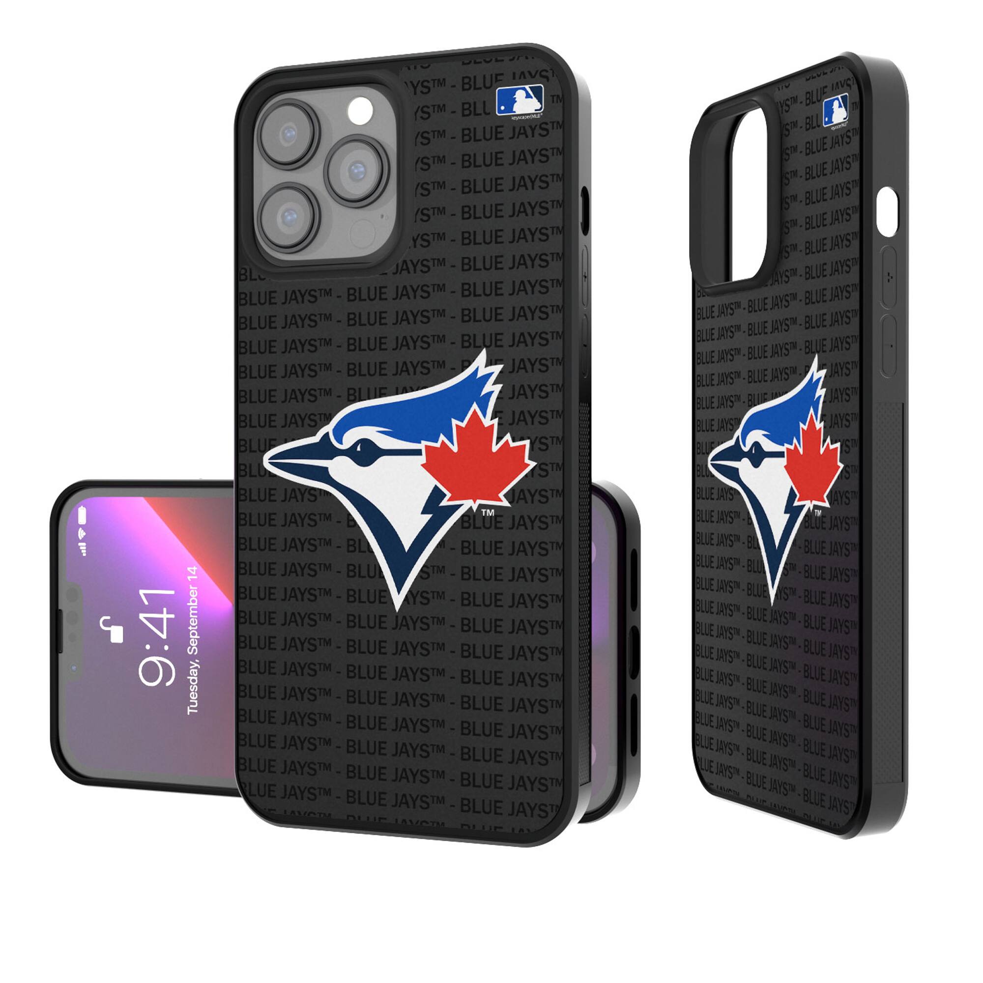 Keyscaper - MLB - Toronto Blue Jays iPhone Text Backdrop Design Bump Case - 15 Plus - Multicolor price history on PriceWatchPro