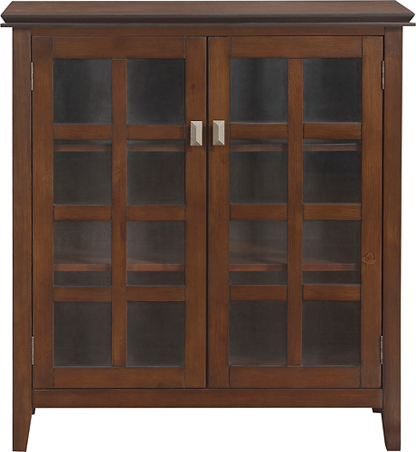 Simpli Home - Artisan Media Cabinet for Most Flat-Panel TVs Up to 42" - Brown
