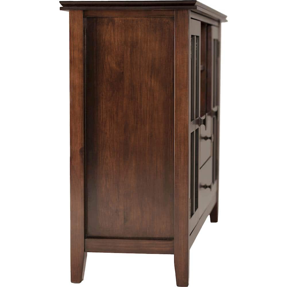 Best Buy Simpli Home Artisan TV for Most TVs Up to 60" Brown