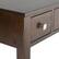 Alt View 13. Simpli Home - Avalon Rectangular Pine Wood 3-Drawer Table - Rich Tobacco Brown.