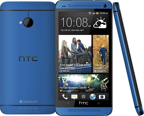 Best Buy: HTC One (M7) with 32GB Memory Cell Phone (Sprint) Blue 