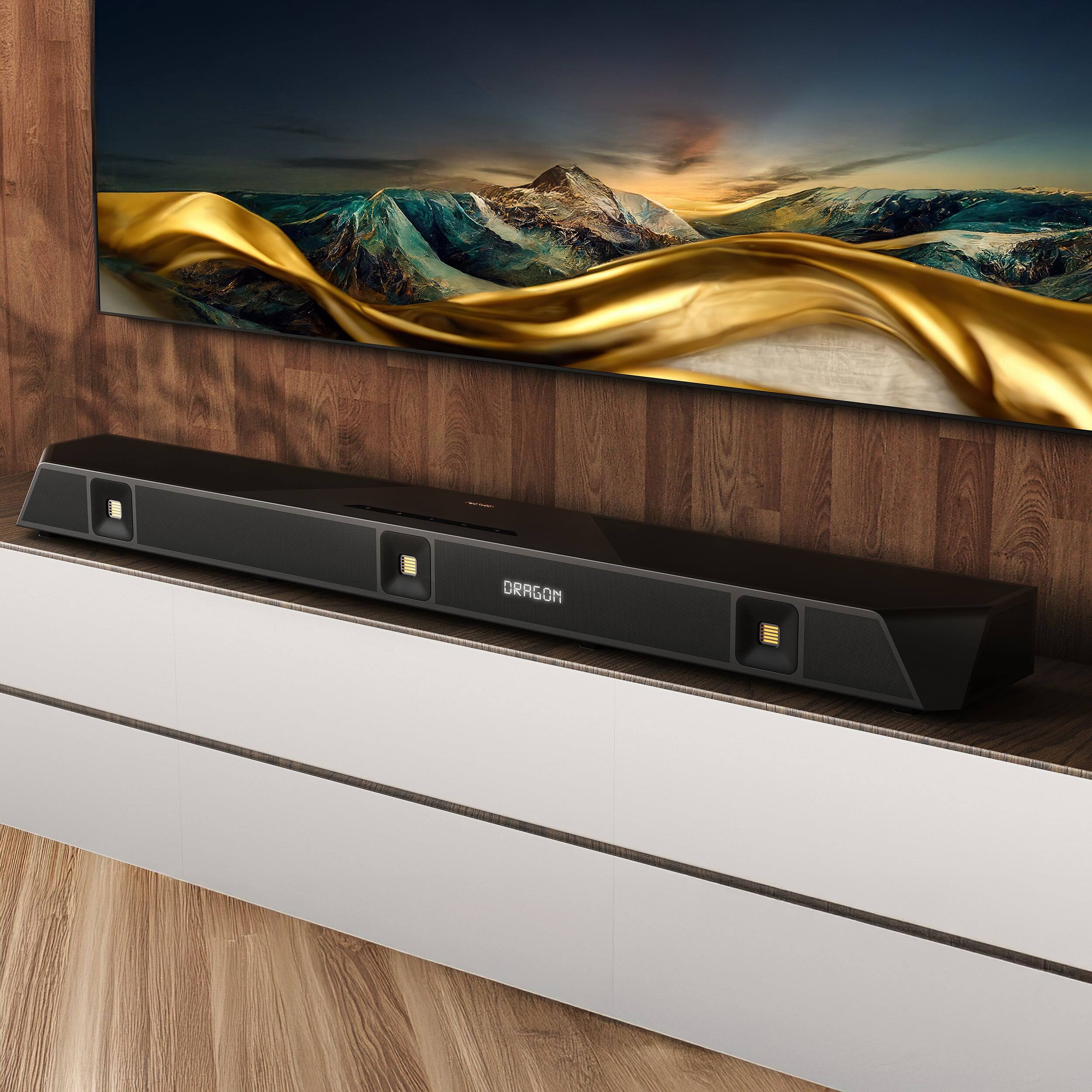 Alt View 7. Nakamichi - DRAGON 3500W Home Surround Sound System w/ Dual 12" Subwoofers, Dolby Atmos and DTS:X Pro - Black.