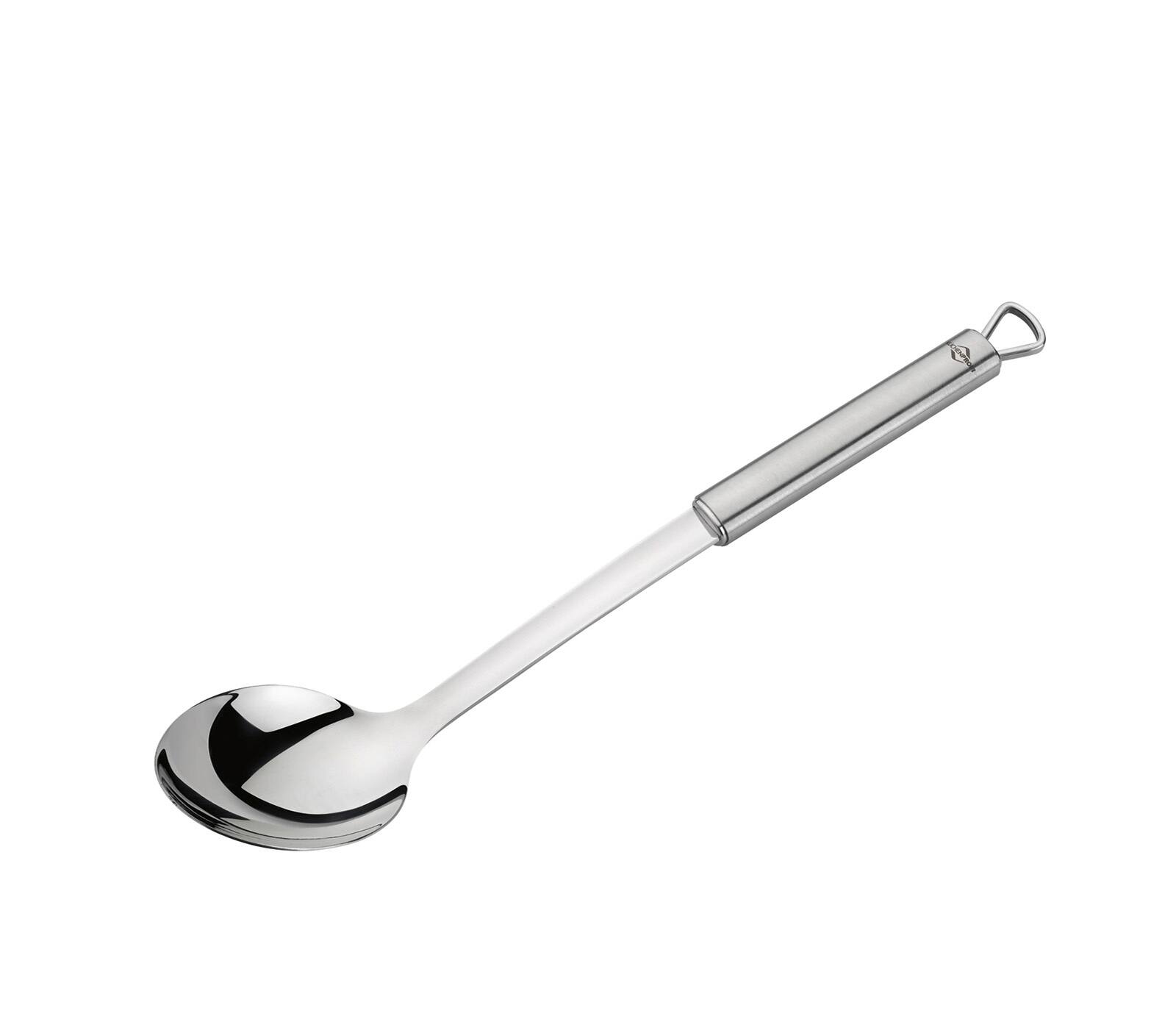 Front. Kuchenprofi - Parma Serving Spoon, 18/10 Stainless Steel, 13-Inch - Silver.