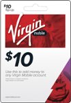 Front Zoom. Virgin Mobile - $10 Top-Up Card - Multi.