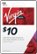 Front Zoom. Virgin Mobile - $10 Top-Up Card - Multi.
