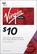Front. Virgin Mobile - $10 Top-Up Card - Multi.