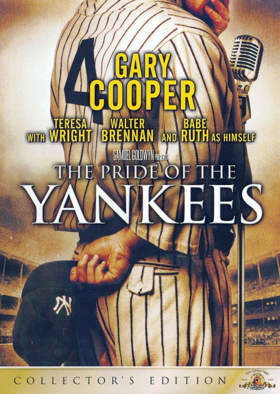 The Pride Of The Yankees, poster, Gary Cooper, Teresa Wright on