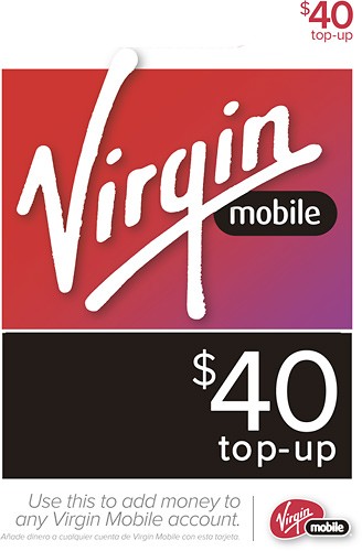  Virgin Mobile - $40 Top-Up Card