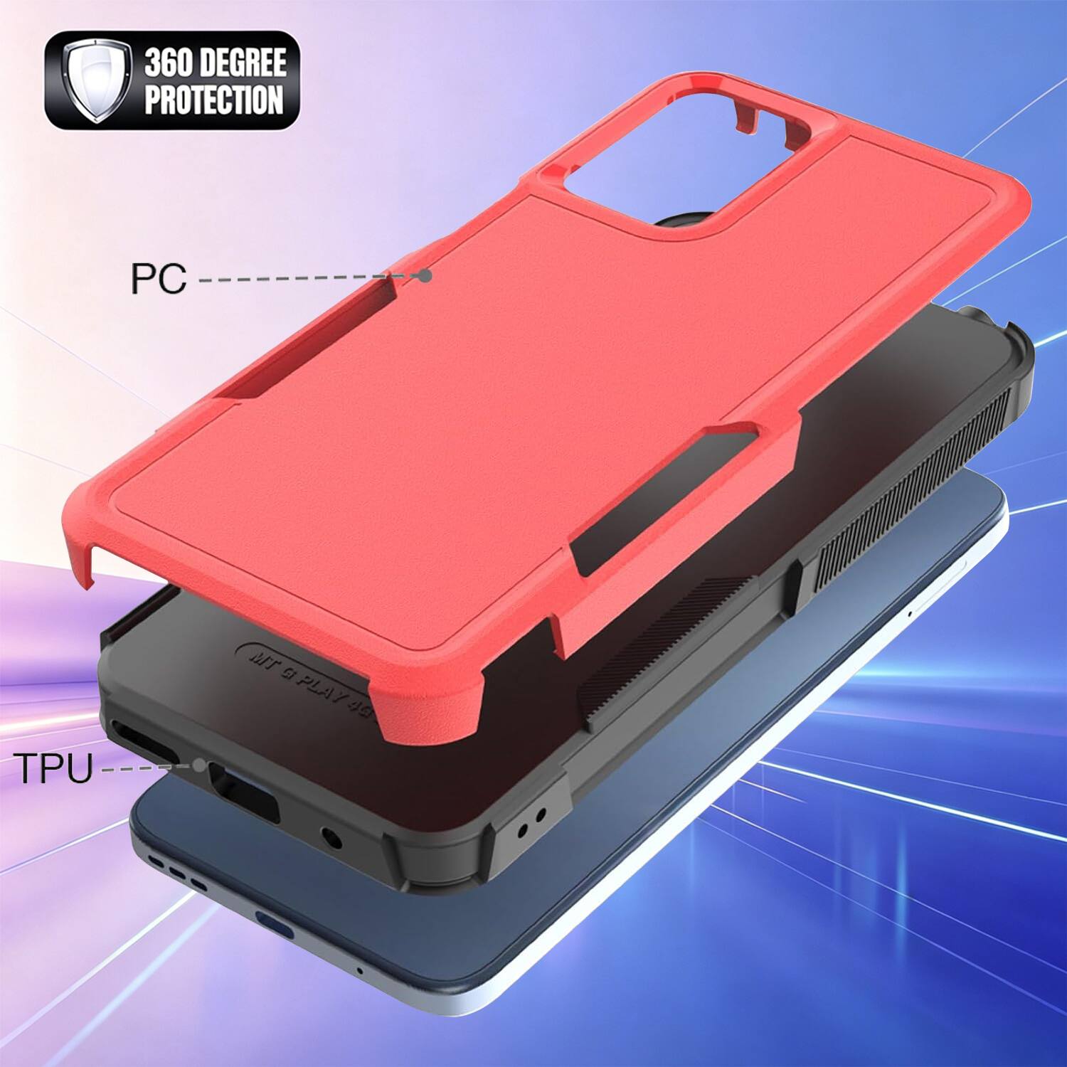 360 DEGREE PROTECTION PC TPU