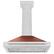 Alt View 11. ZLINE - ZLINE 36 in. Convertible Satin Steel Wall Mount Range Hood with Copper Shell and Steel Handle - Stainless Steel.