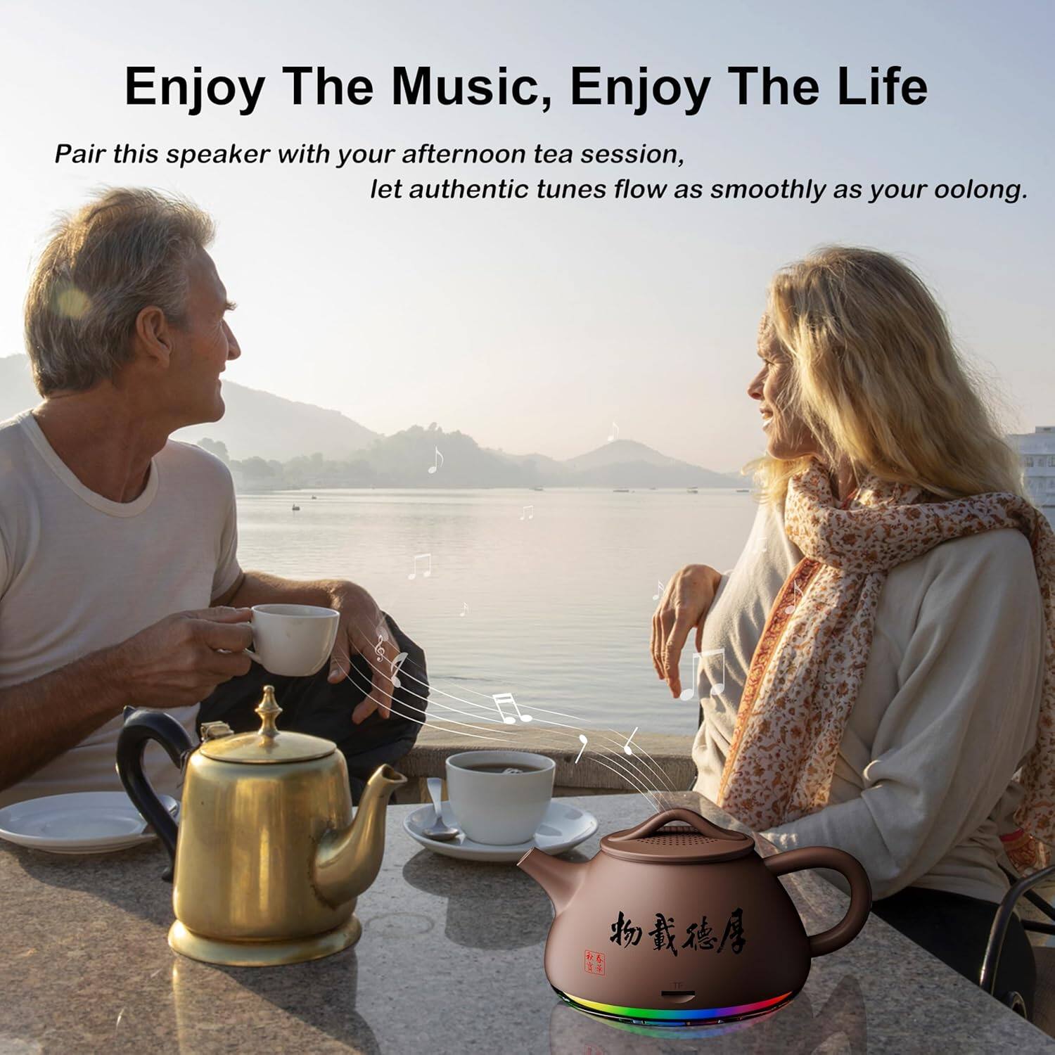 Enjoy The Music, Enjoy The Life

Pair this speaker with your afternoon tea session, let authentic tunes flow as smoothly as your oolong.