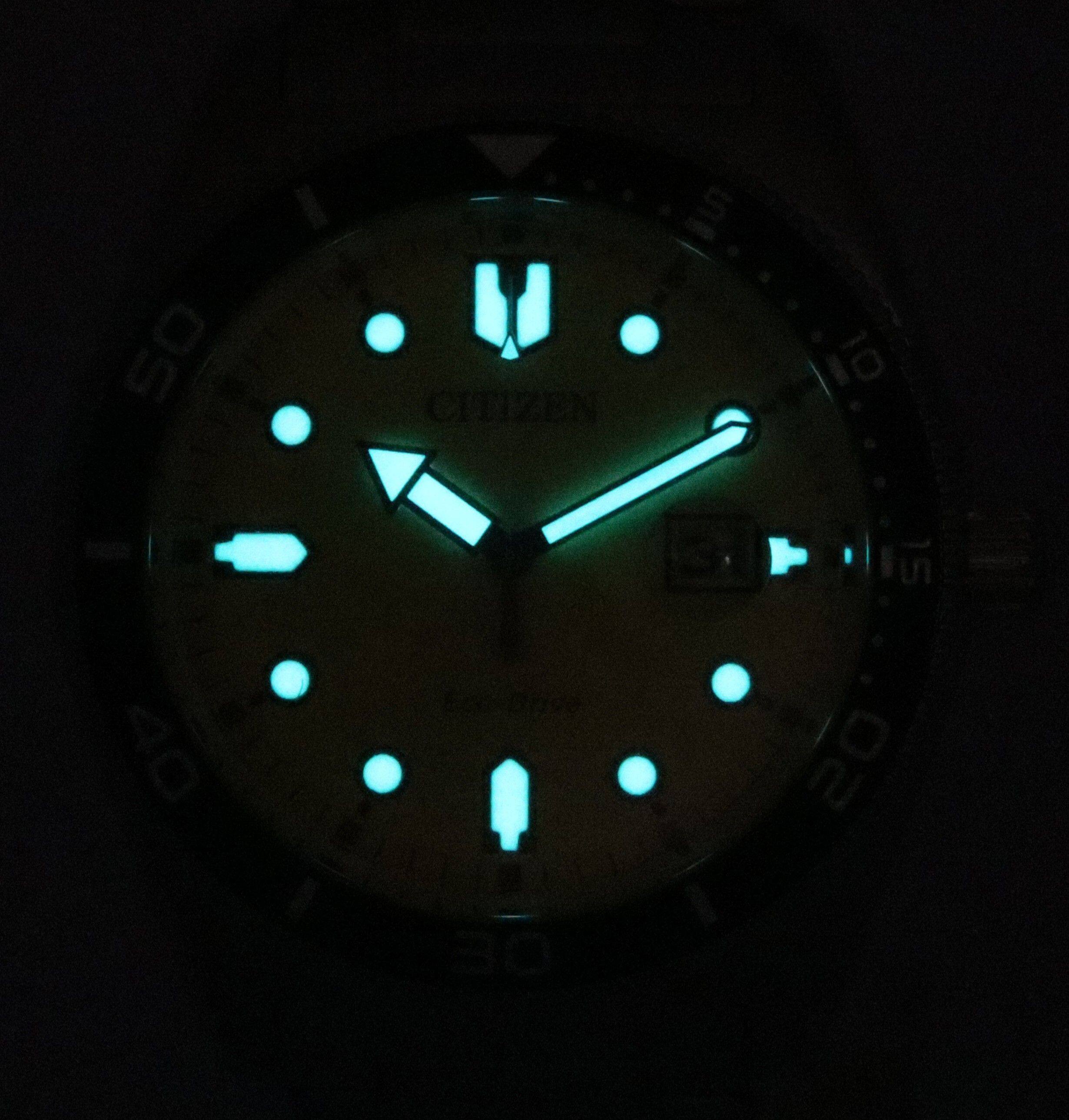 Left. Citizen - Marine Eco-Drive Stainless Steel Turquoise Dial AW1816-89L 100M Men's Watch - Turquoise.