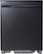 Front Standard. Samsung - 24" Built-In Dishwasher - Black.