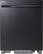Front Standard. Samsung - 24" Built-In Dishwasher - Black.