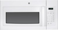Front. GE - 1.6 Cu. Ft. Over-the-Range Microwave - White.