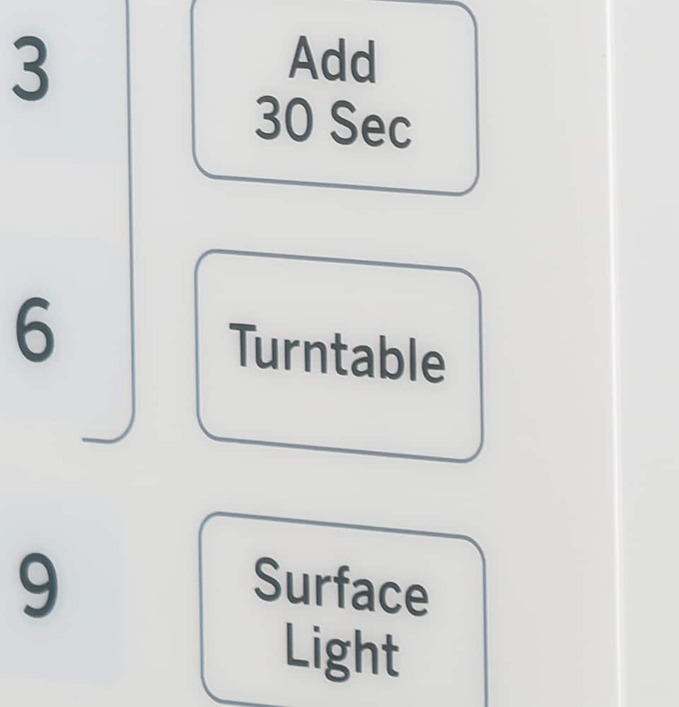Alt View 14. GE - 1.6 Cu. Ft. Over-the-Range Microwave - White.