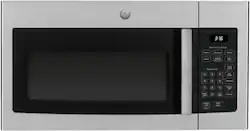 GE - 1.6 Cu. Ft. Over-the-Range Microwave with Convenience Cooking Controls - Stainless Steel - Front_Zoom