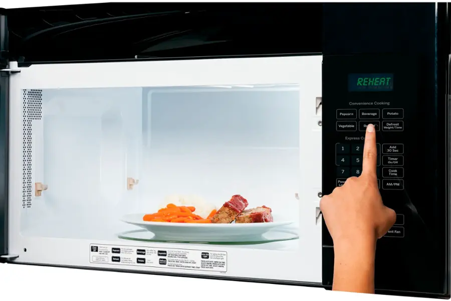 GE 1.6 Cu. Ft. Over the Range Microwave with Convenience Cooking ...