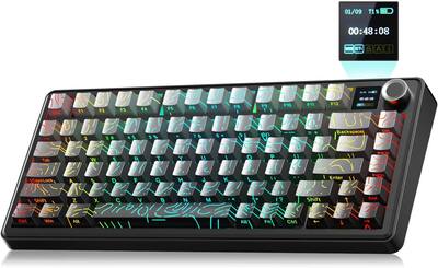 AULA F75 Max, 81 Key, Wireless, Hot Swappable, Mechanical Gaming AULA F75 Max, 81 Key, Wireless, Hot Swappable, Mechanical Gaming