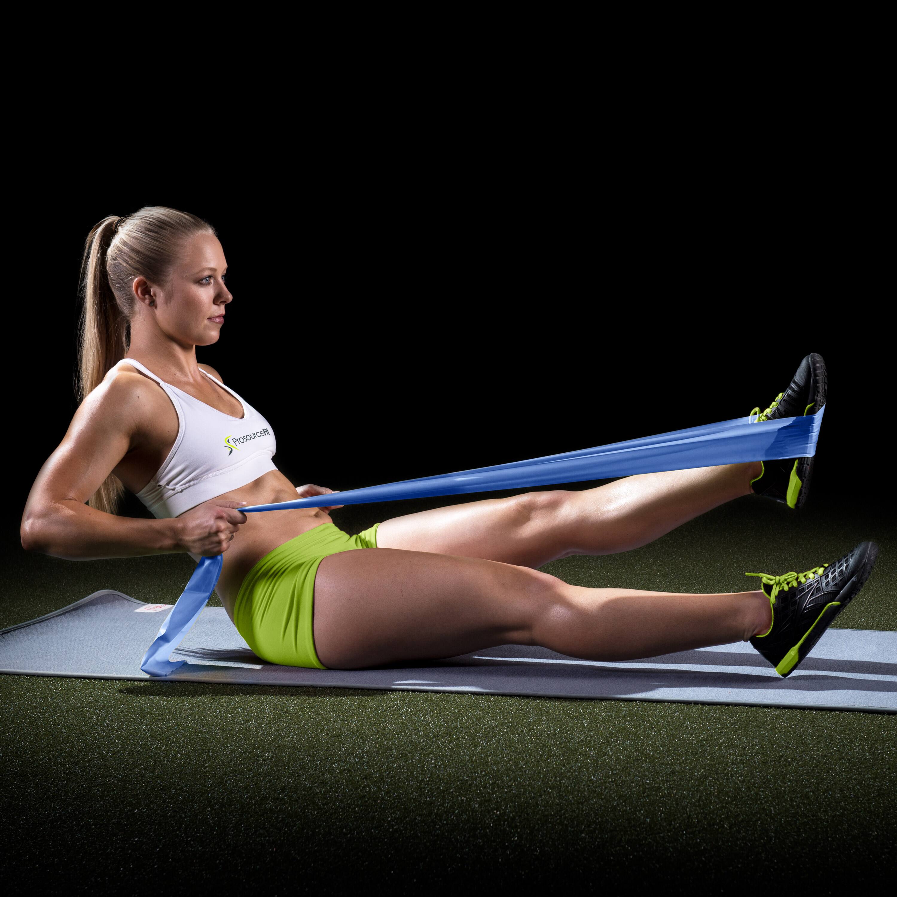 Alt View 1. ProsourceFit - ProsourceFit Therapy Flat Resistance Bands Set - Assorted.